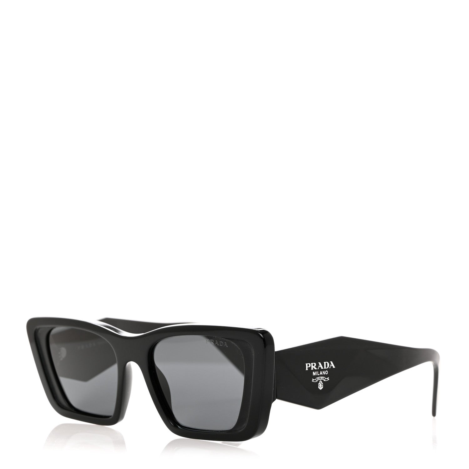 Prada Acetate Symbole Sunglasses SPR 08Y Black 1 of 8
