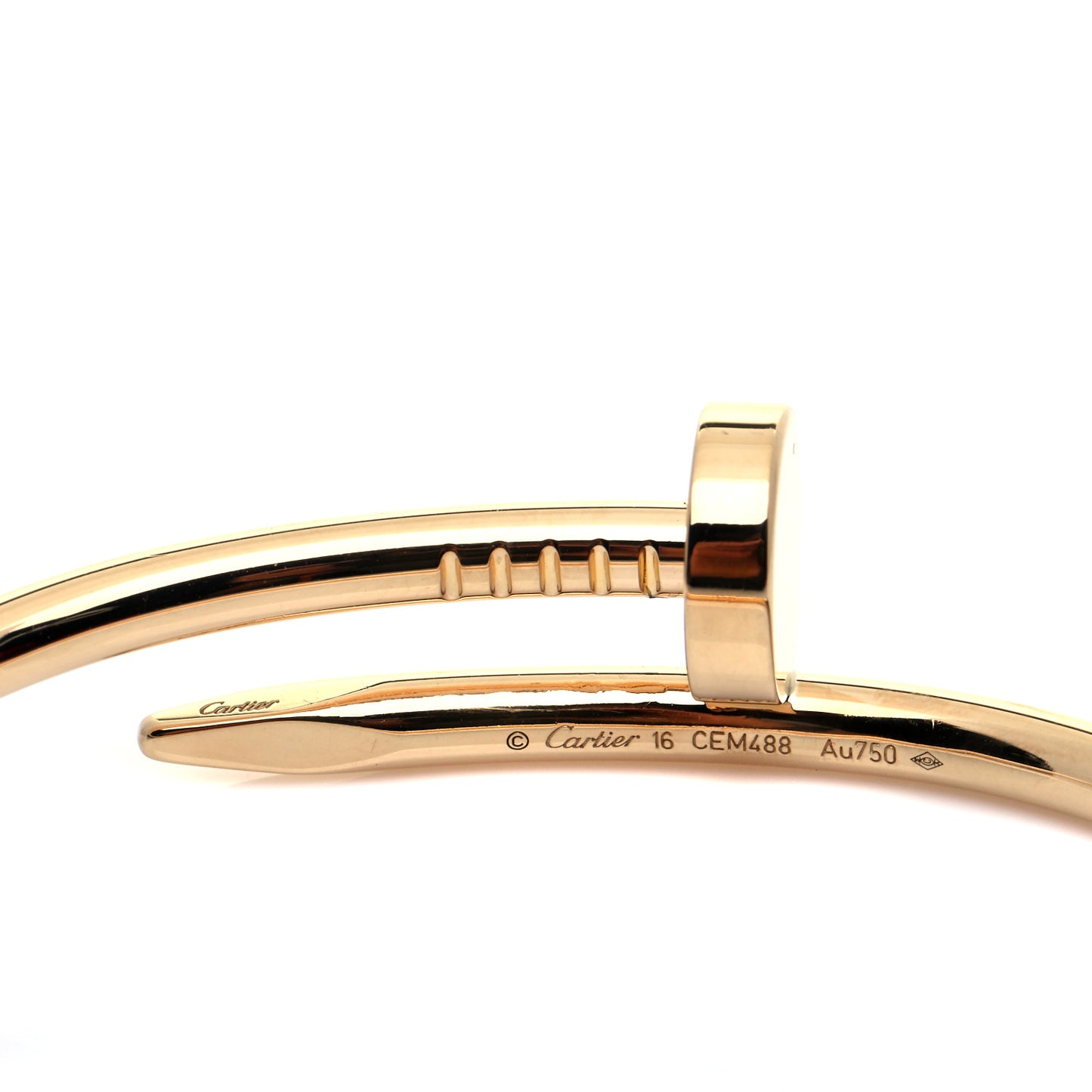18K Yellow Gold Juste Un Clou Bracelet 16