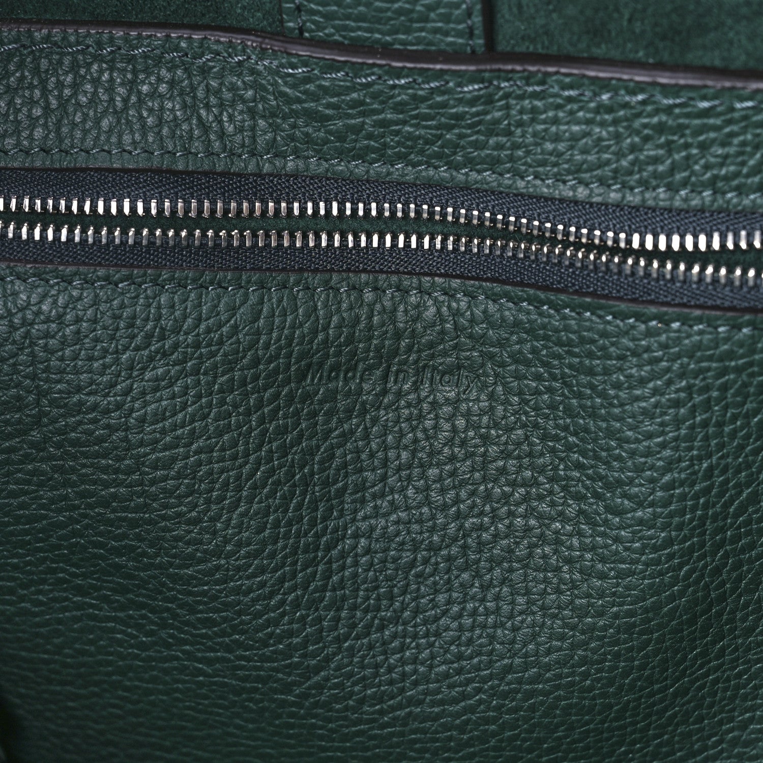 Celine Supple Grained Calfskin Small Big Bag Dark Green 5 of 8