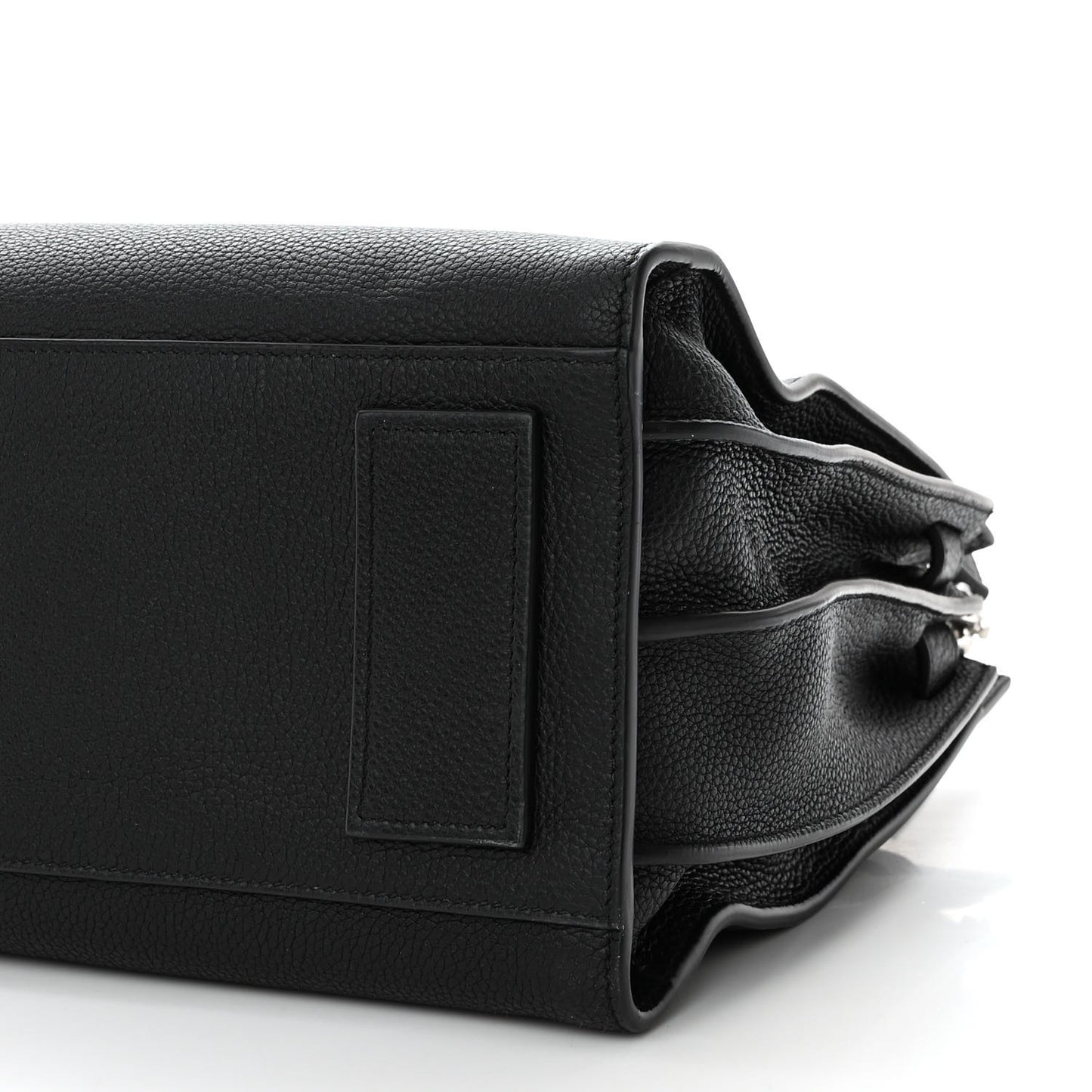 Grained Calfskin Small Supple Sac De Jour Black