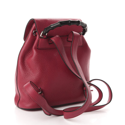 Gucci Cellarius Calfskin Small Bamboo Backpack Petunia 2 of 9