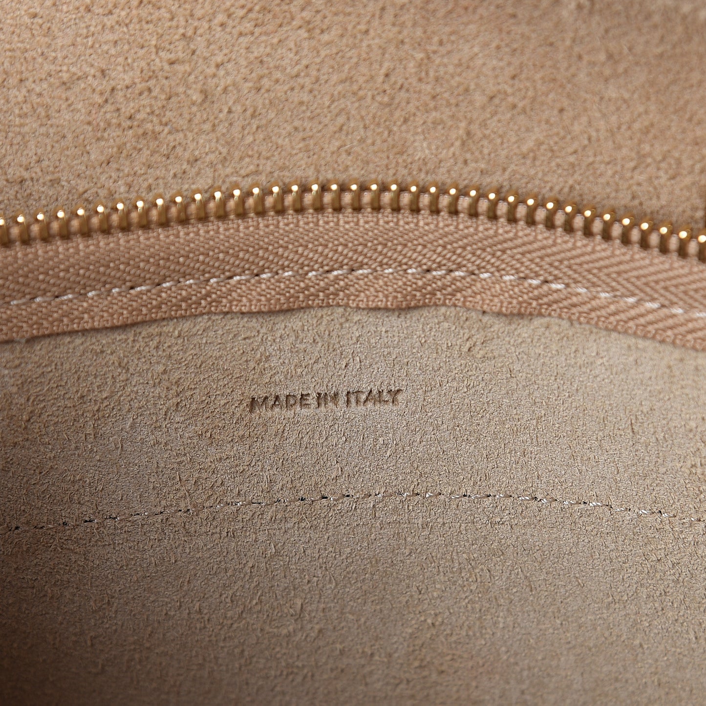 Laminated Calfskin Nano Belt Bag Gold