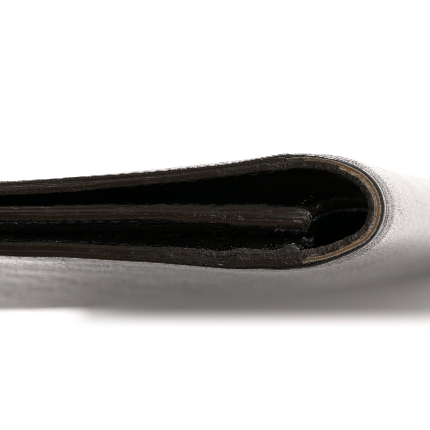 Saint Laurent Metallic Calfskin Large Belle De Jour Clutch Dark Silver 13 of 14