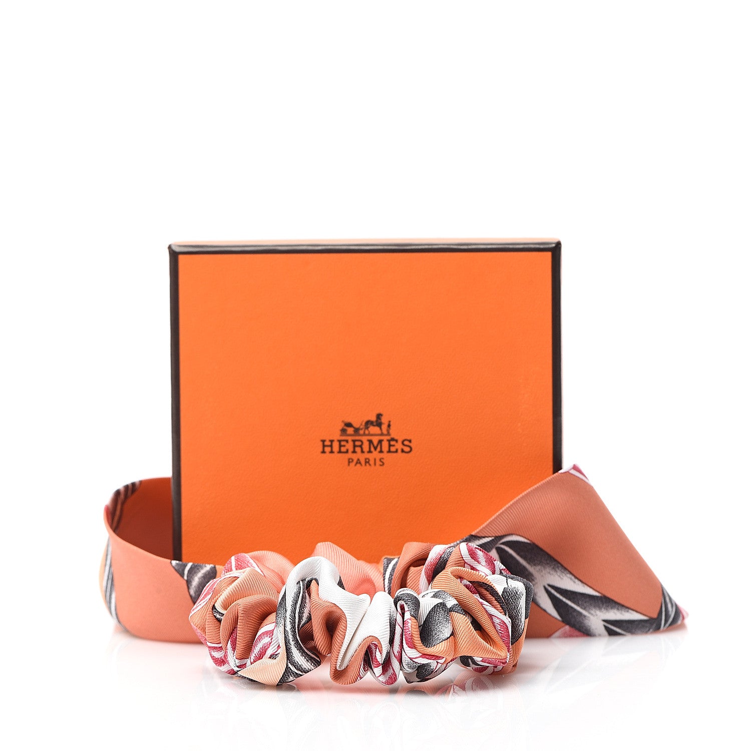 Hermes Silk Bella Twilly Scrunchie 4 of 4