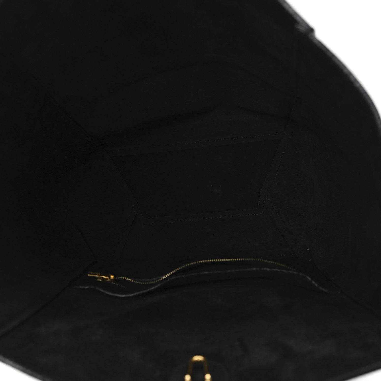 Celine Soft Grained Calfskin Sangle Bucket Bag Black 5 of 11