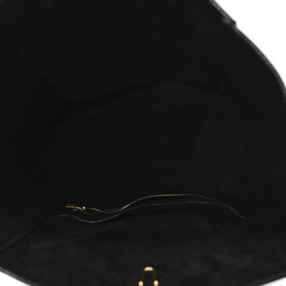 Celine Soft Grained Calfskin Sangle Bucket Bag Black 5 of 11