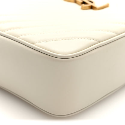 Saint Laurent Calfskin Matelasse Monogram Lou Camera Bag Crema Soft 8 of 9
