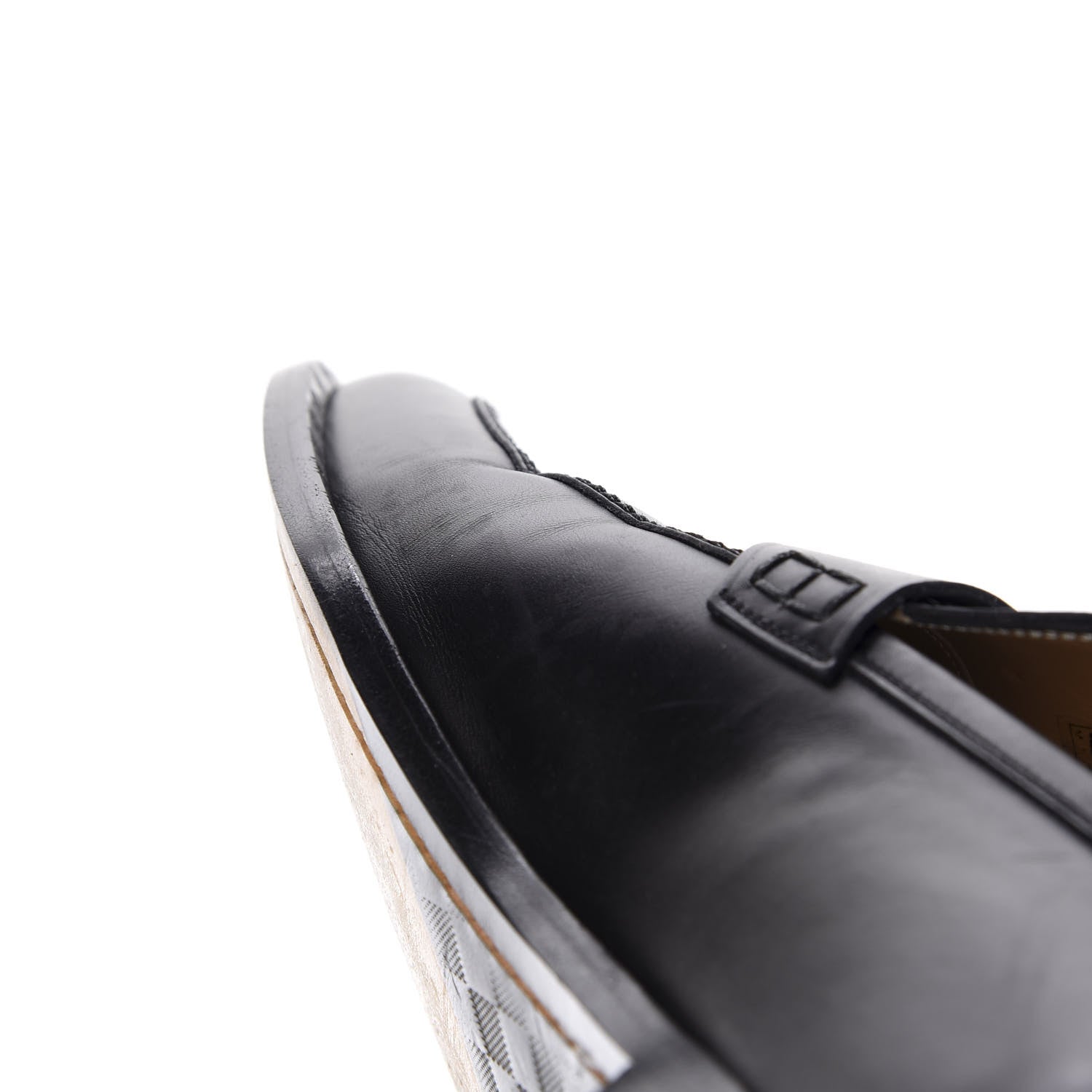 Louis Vuitton Calfskin Mens Loafers 9.5 Black 14 of 14