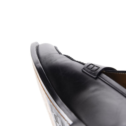 Louis Vuitton Calfskin Mens Loafers 9.5 Black 14 of 14