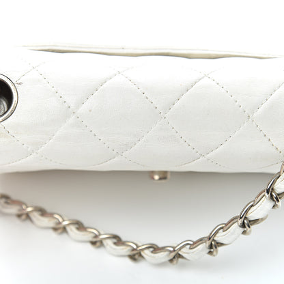 Chanel Lambskin Quilted Mini Square Flap White 15 of 17