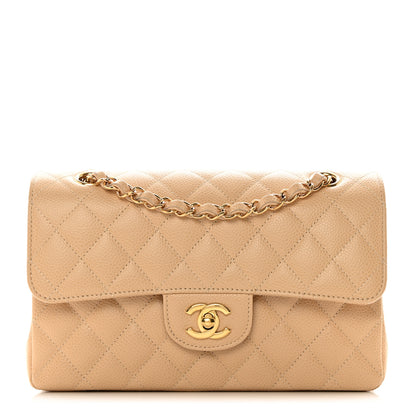 Chanel Caviar Quilted Small Double Flap Beige 1 of 13