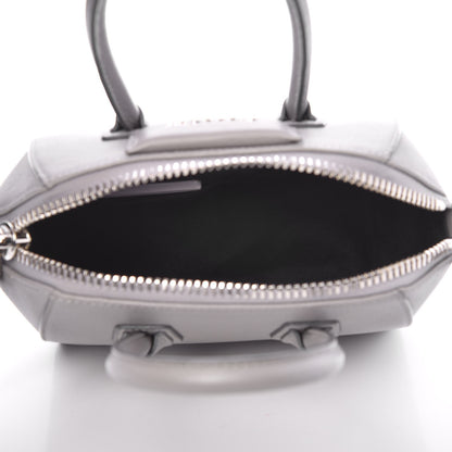 Givenchy Sugar Goatskin Mini Antigona Pearl Grey 8 of 9