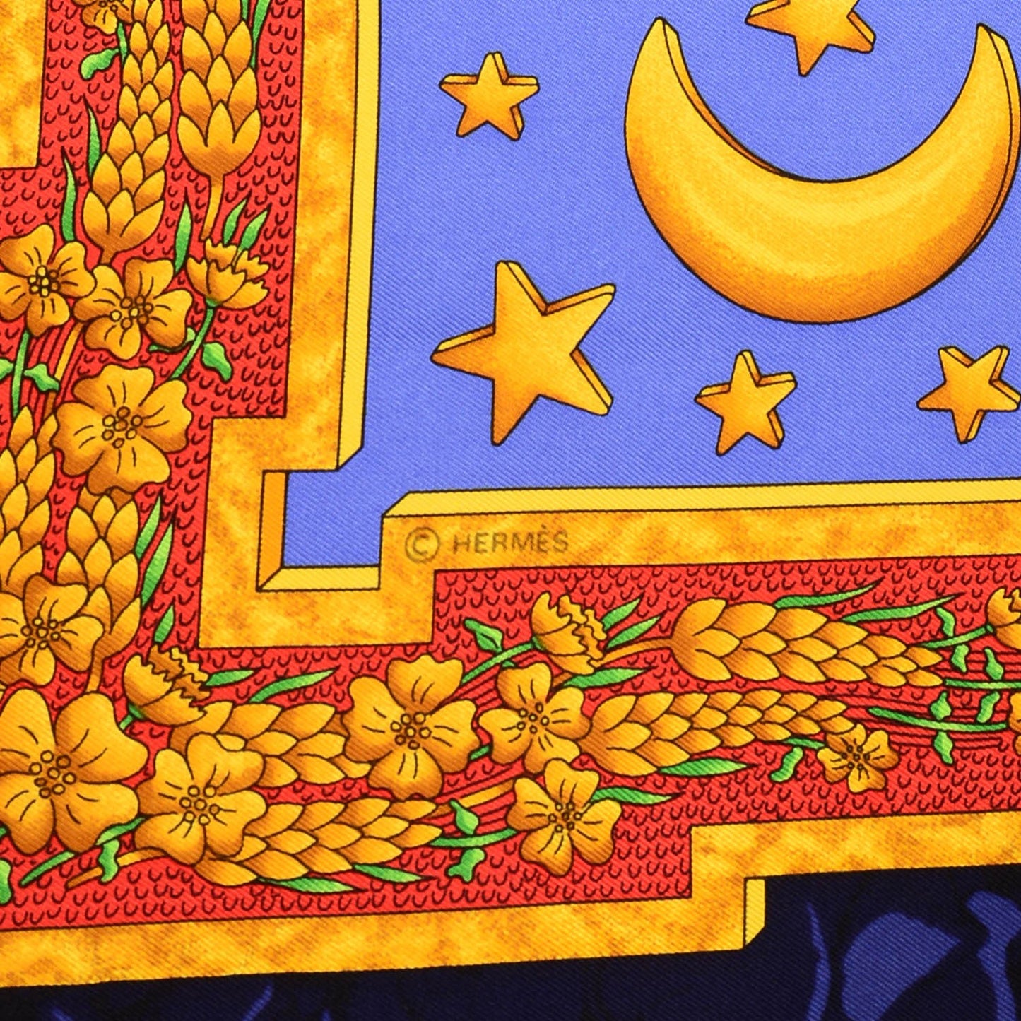 Silk Carpe Diem Scarf 90