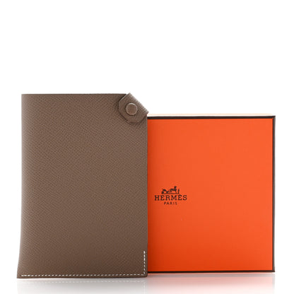 Hermes Epsom Tarmac PM Passport Holder Etoupe 8 of 8