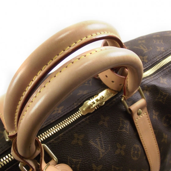 Louis Vuitton Monogram Keepall 55 + Strap 7 of 9