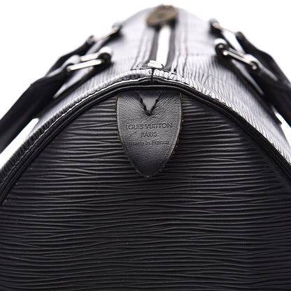 Louis Vuitton Epi Speedy 30 Black 6 of 19