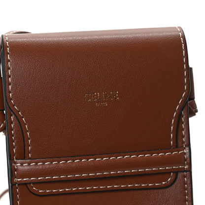 Celine Smooth Calfskin Sunglasses Pouch Tan 6 of 8