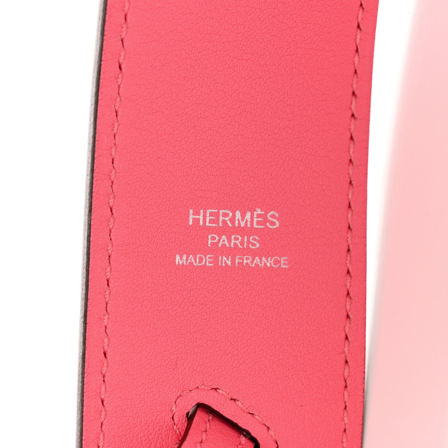 Hermes Swift 38mm Etiquette Shoulder Strap Rose Azalee Toffee 4 of 4