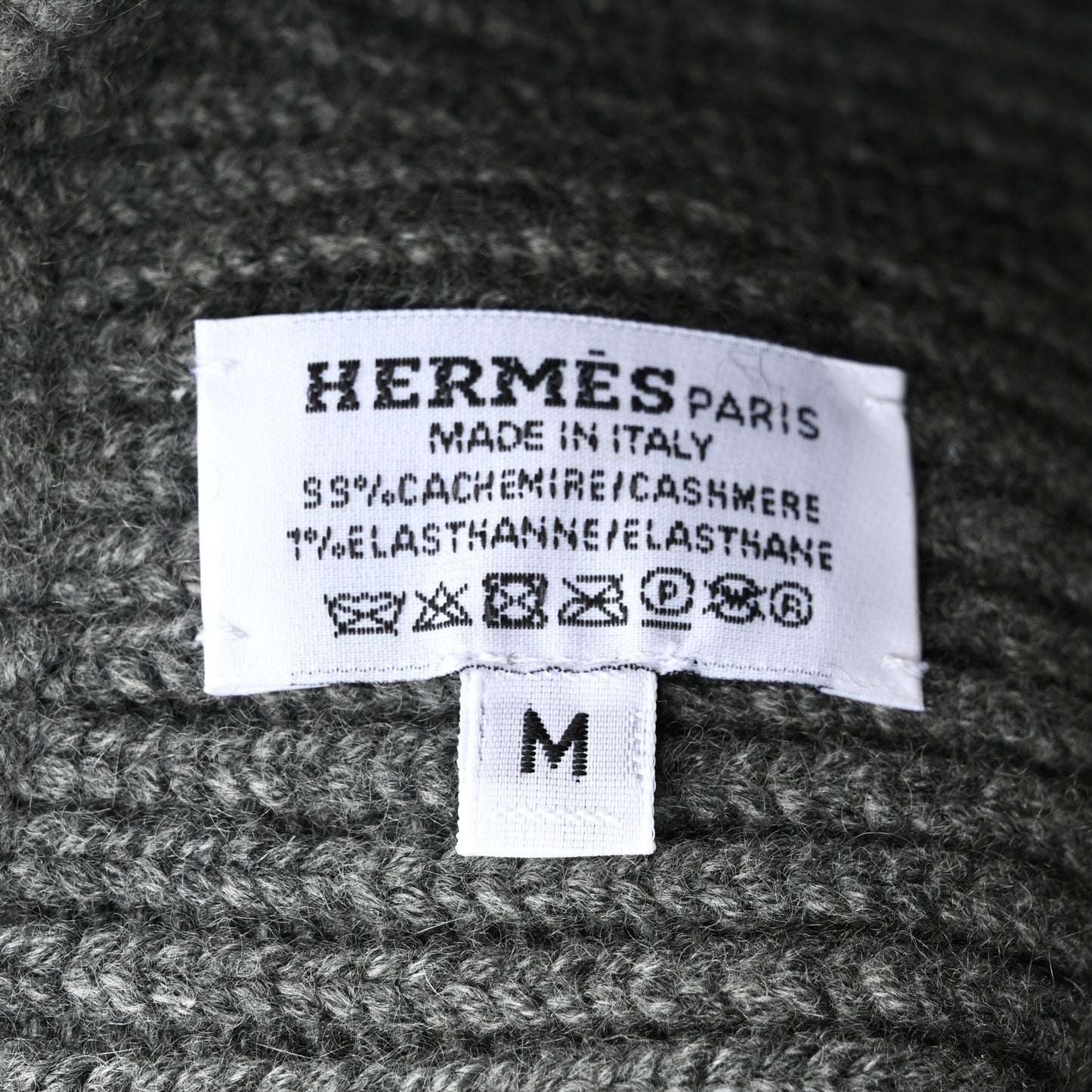 Cashmere Knit Heaven Beanie Charbon Flanelle