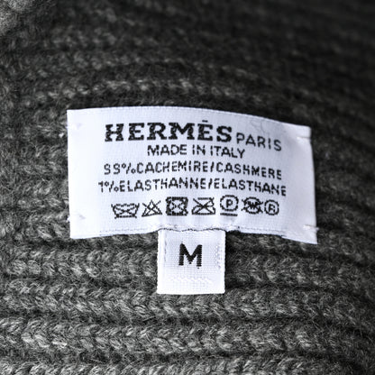 Hermes Cashmere Knit Heaven Beanie Charbon Flanelle 5 of 5
