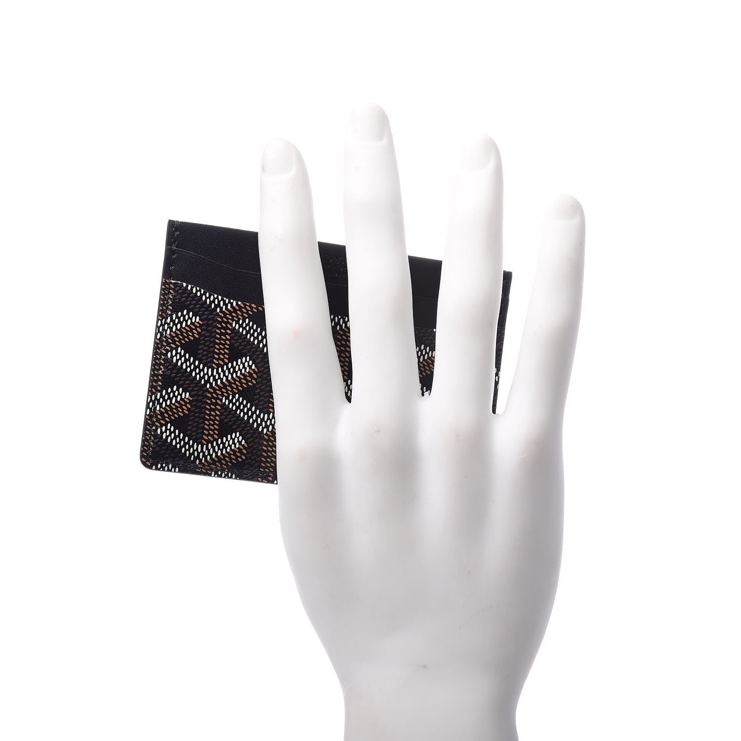 Goyard Goyardine Saint Sulpice Card Holder Black 2 of 7