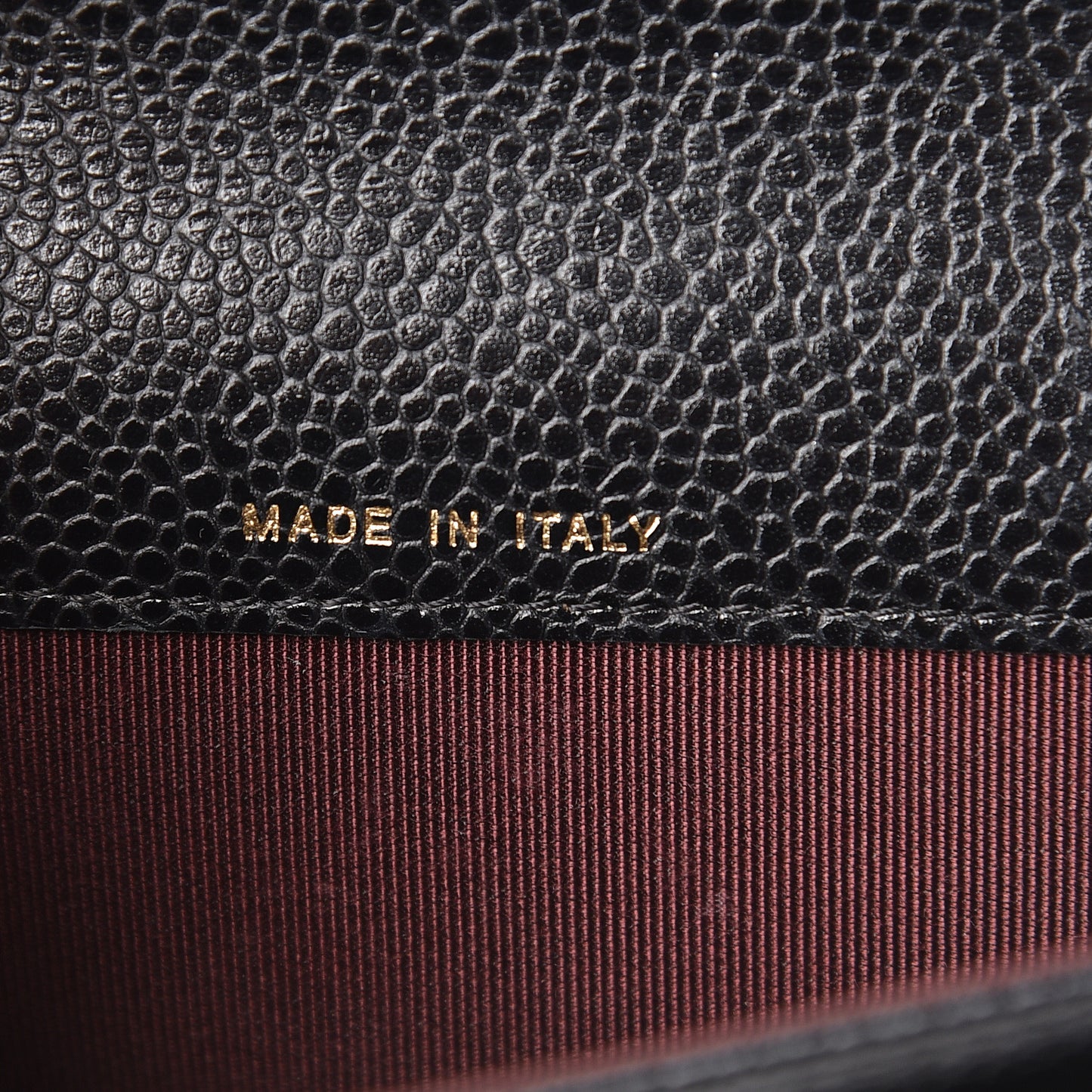 Caviar Quilted Flap Card Holder Black