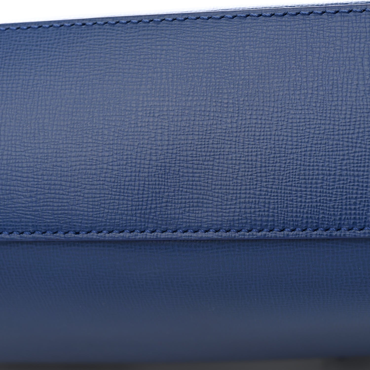 Burberry Textured Calfskin Barrow Briefcase Deep Blue 13 of 16