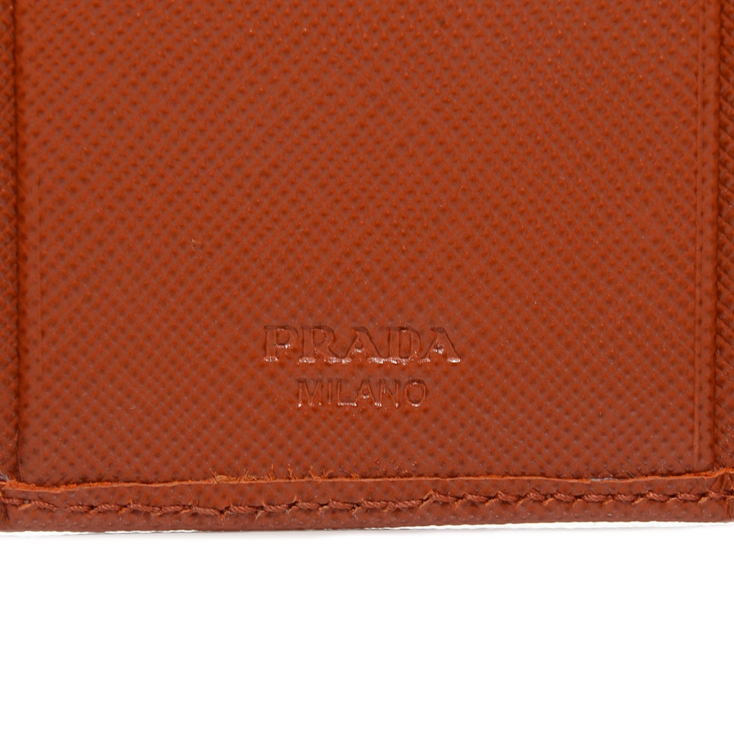 Saffiano Metal 6 Key Holder Rame