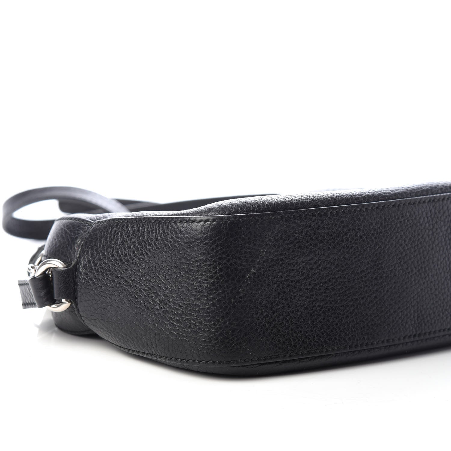 Gucci Pebbled Calfskin Studded Small Soho Disco Bag Black 9 of 10