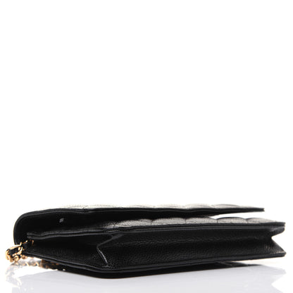 Chanel Caviar Quilted Wallet On Chain WOC Black 4 of 19