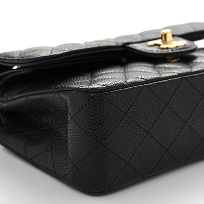 Chanel Caviar Quilted Small Double Flap Black 9 of 11