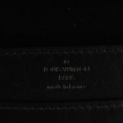 Louis Vuitton Calfskin Chain Louise MM Black 6 of 8