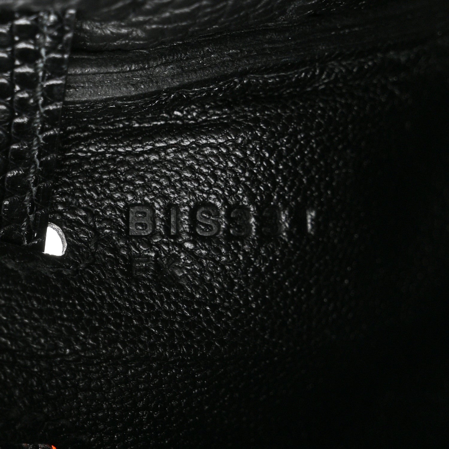 Hermes Togo Lizard Kelly Retourne Touch 25 Black Black 7 of 11