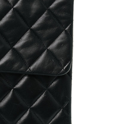 Chanel Lambskin Quilted XL Jumbo Single Flap Black 20 of 23
