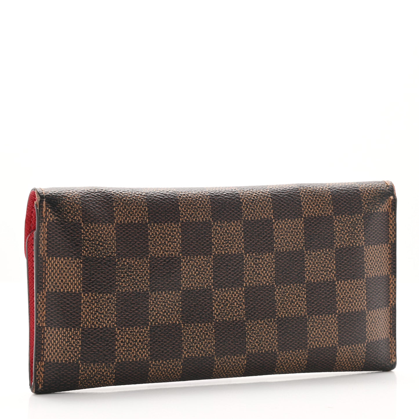 Damier Ebene Josephine Wallet Red