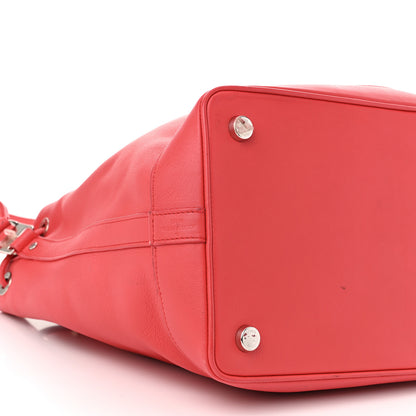 Louis Vuitton Calfskin Bucket Bag  Dark Pink 8 of 15