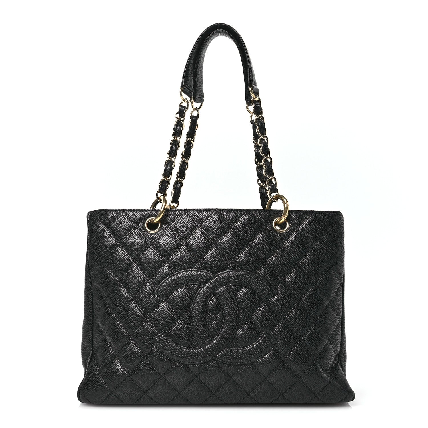 Chanel Caviar Quilted Grand Shopping Tote GST Black 1 of 10