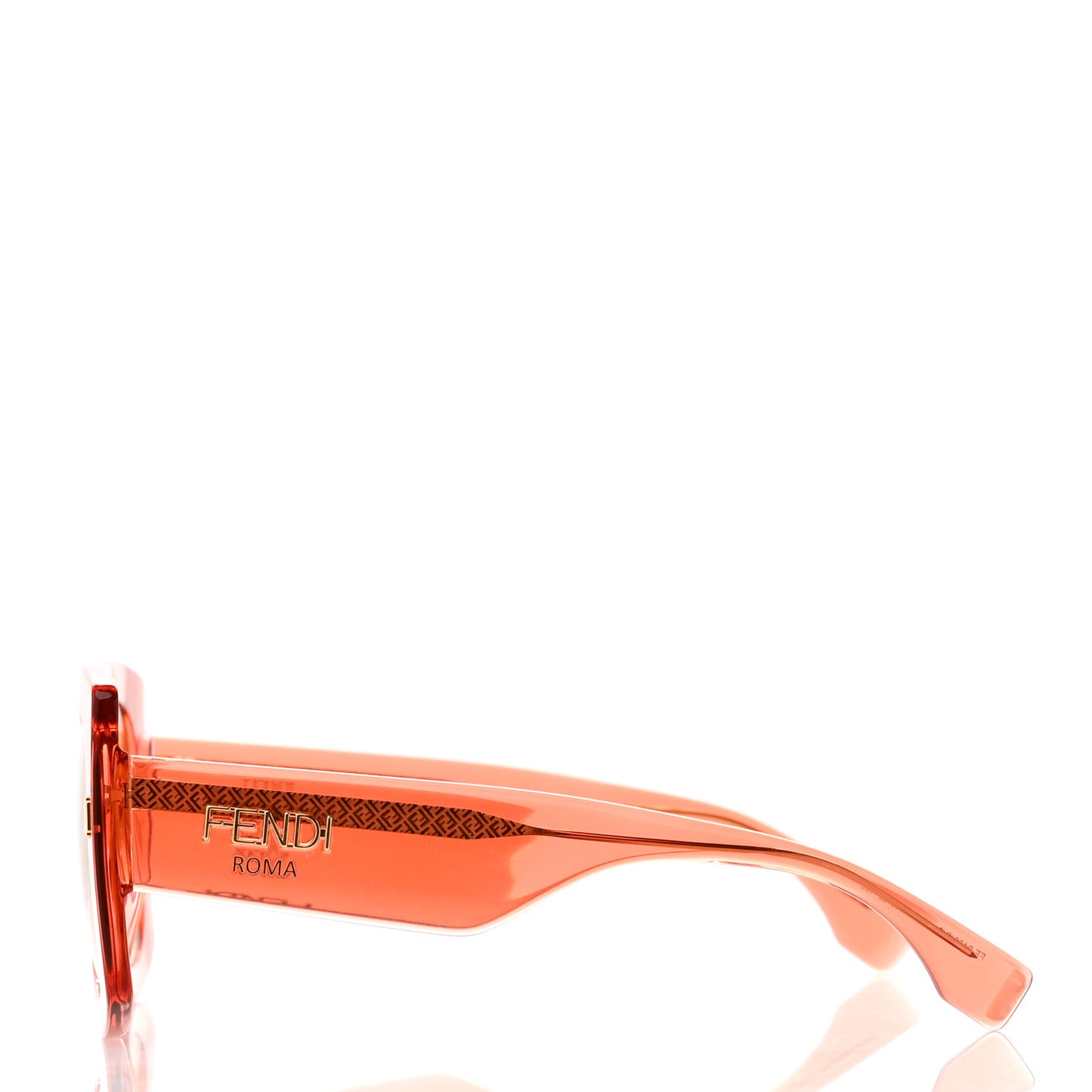 Acetate Square Sunglasses FF0436/G/S Pink
