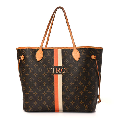 Louis Vuitton Monogram My LV Heritage Neverfull MM Orange Ivory 1 of 10