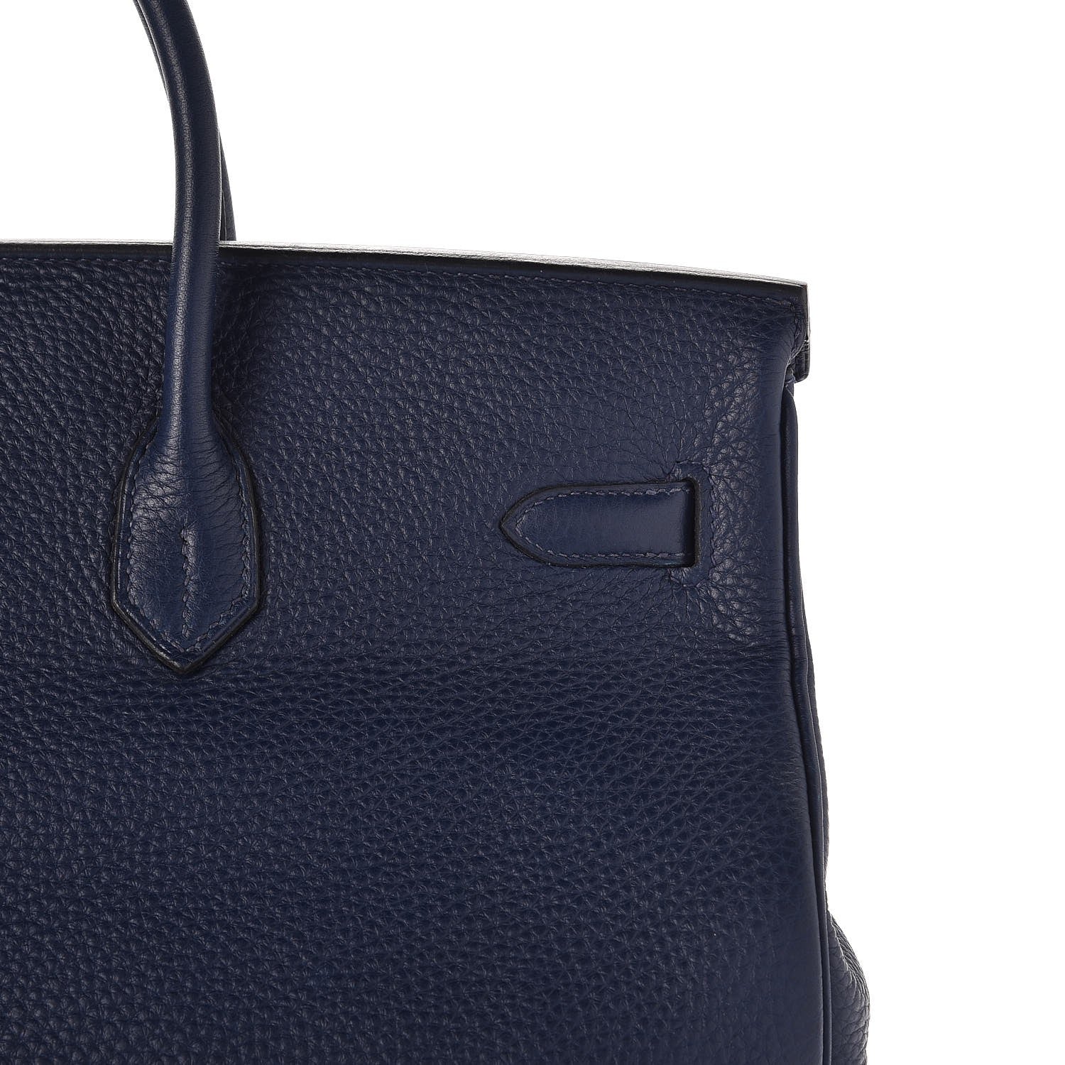 Hermes Taurillon Clemence Birkin 40 Bleu De Prusse 36 of 41