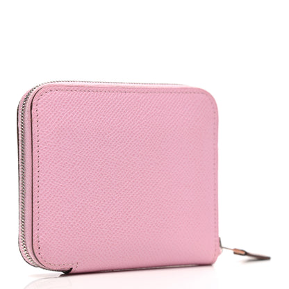 Hermes Epsom Silk'in Compact Wallet Mauve Sylvestre 3 of 8