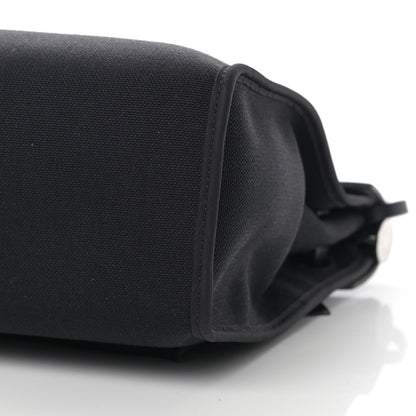 Hermes Military Toile Vache Hunter Herbag Zip PM 31 Black 11 of 17