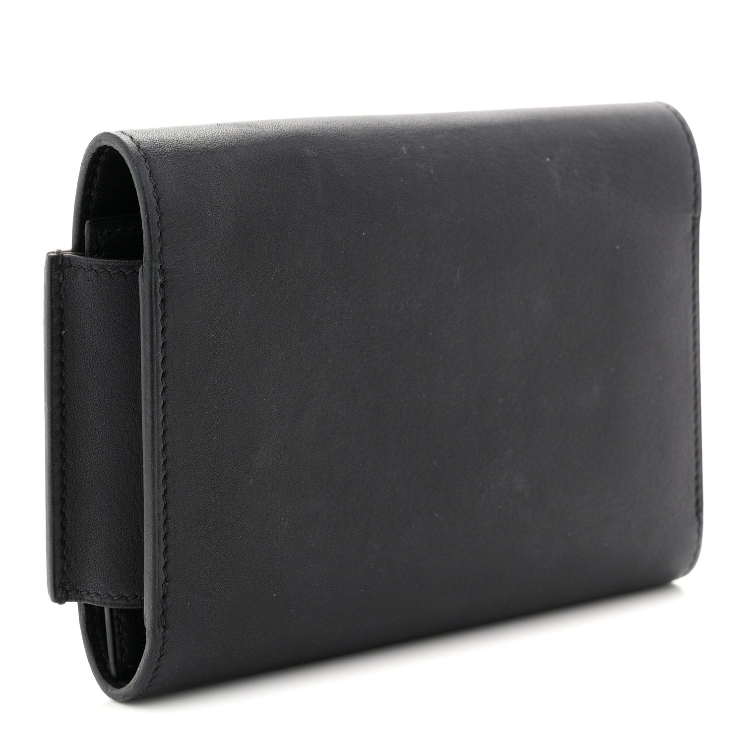 Hermes Swift Lizard Passant Compact Wallet Black Ombre 4 of 7