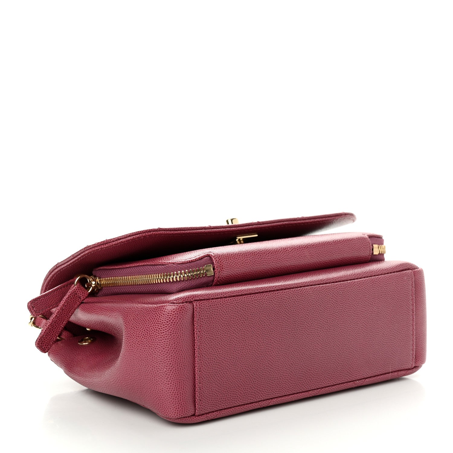 Chanel Caviar Quilted Medium Business Affinity Flap Dark Pink 4 of 10