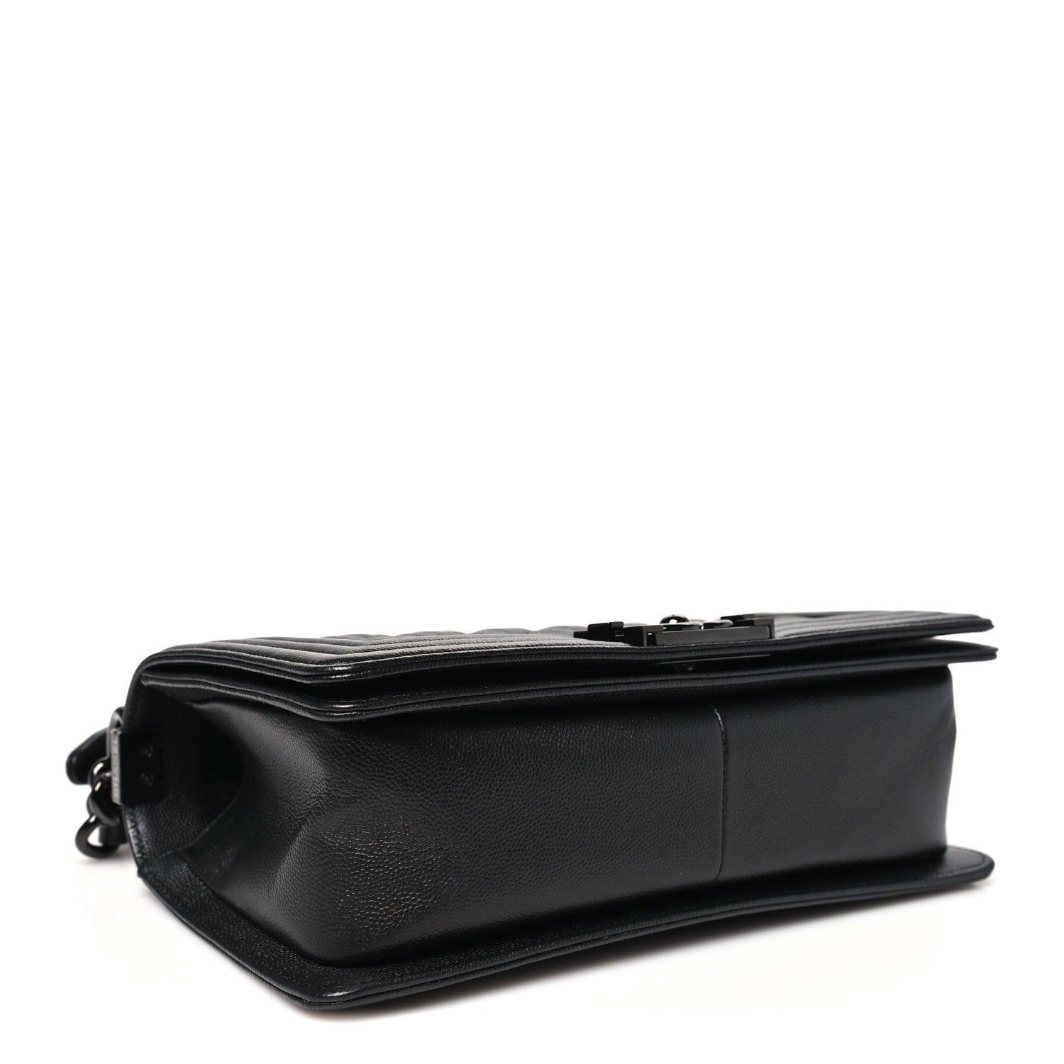 Chanel Caviar Quilted Medium Boy Flap So Black 4 of 10