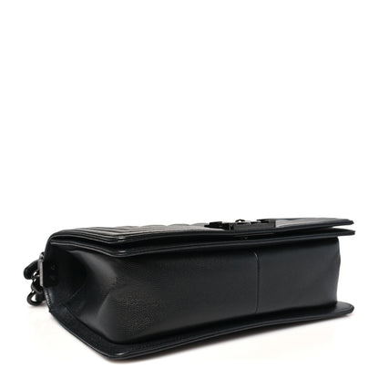Chanel Caviar Quilted Medium Boy Flap So Black 4 of 10