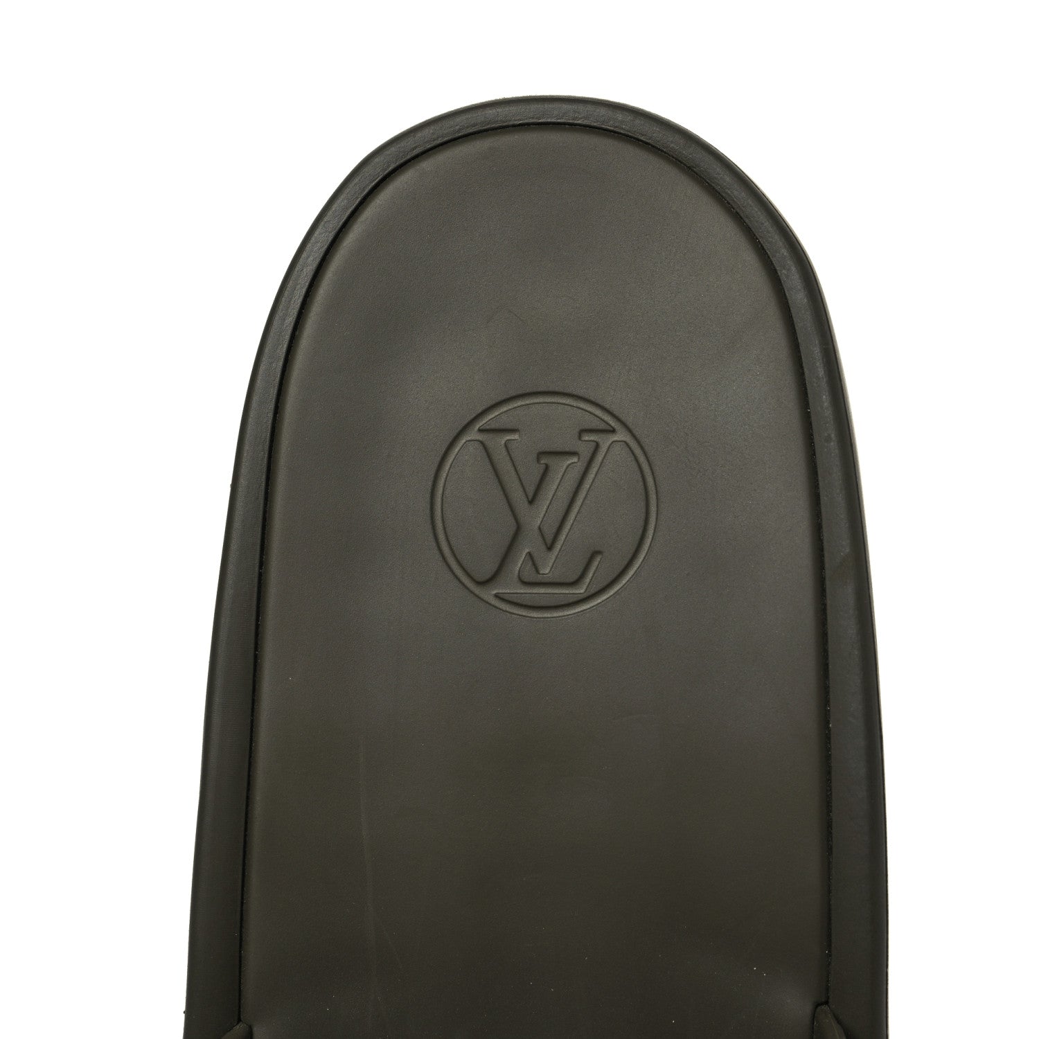 Louis Vuitton Rubber Monogram Embossed Sunbath Flat Mule 39 Kaki 7 of 8