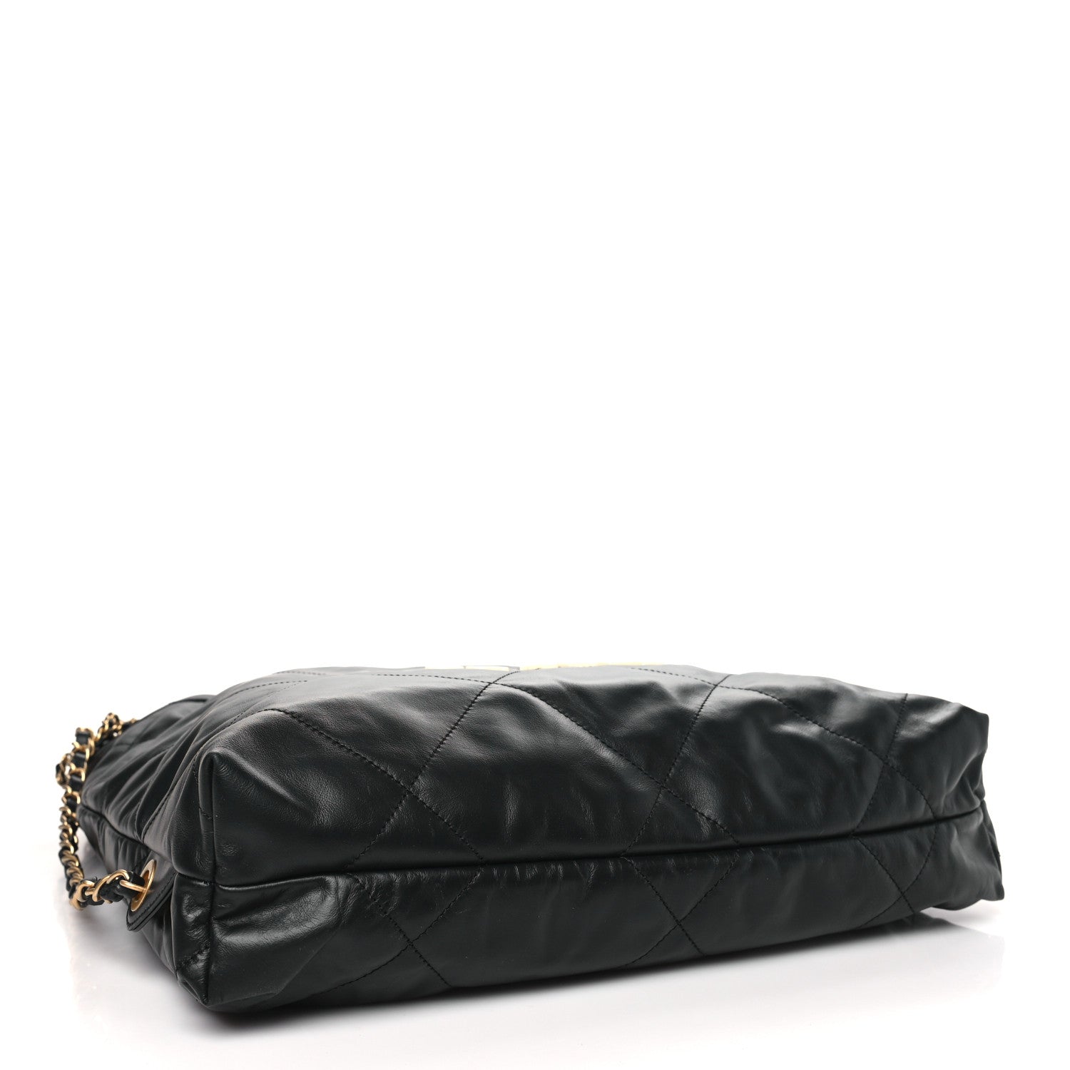 Chanel Shiny Calfskin Quilted Chanel 22 Backpack Black 4 of 10