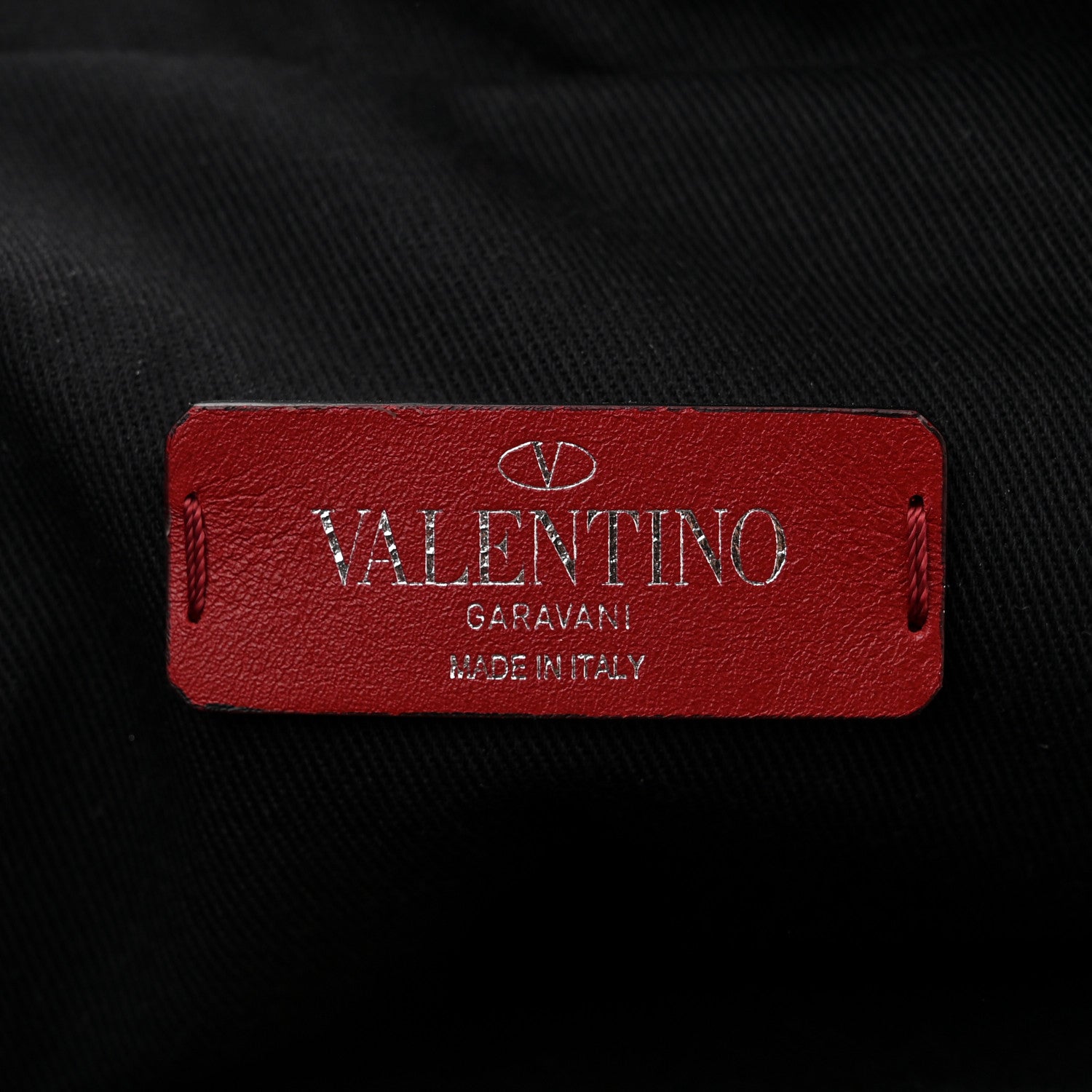 Valentino Garavani Pebbled Calfskin Beaded Rockstud Belt Bag Burgundy Multicolor 6 of 9