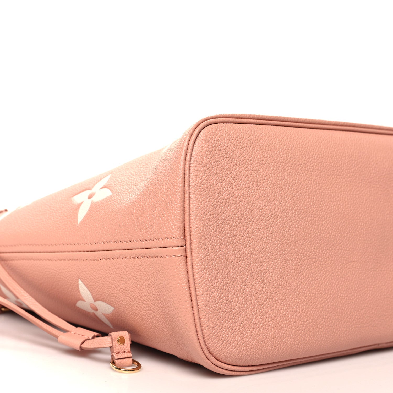 Louis Vuitton Empreinte Monogram Giant Neverfull MM Trianon Pink Cream 9 of 11